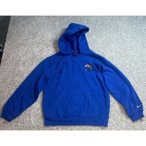 Nike Kentucky Wildcats Youth Medium 12/14 Hoodie Sweatshirt Blue Embroidered
